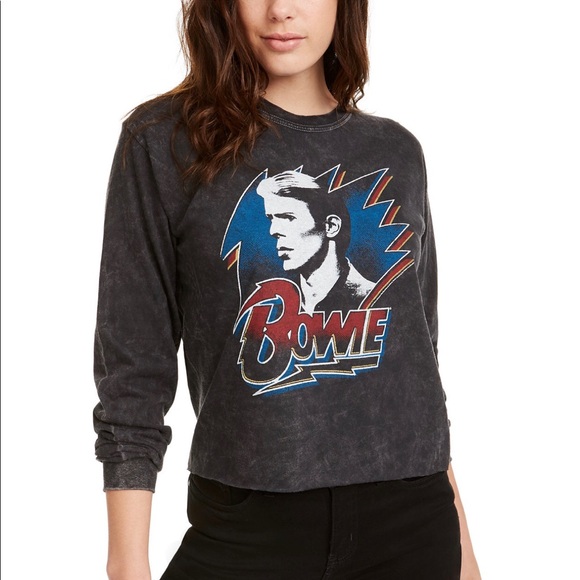 True Vintage Tops - NWT True Vintage Long Sleeve Bowie T-Shirt Size XS